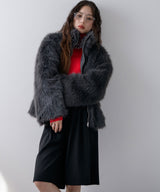 ファーシャギージャケットアウター