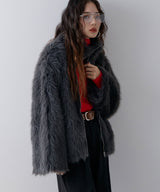 ファーシャギージャケットアウター