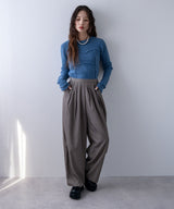 スリータックカーブスラックスパンツ