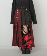 【新春セール】エンブロイダリープリーツスカート