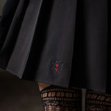 【新春セール】エンブロイダリープリーツスカート