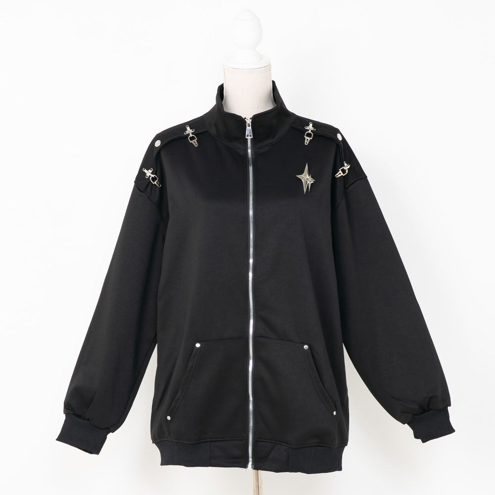 スタンドカラー裏毛ブルゾン【大きいサイズ有】 – レディース  