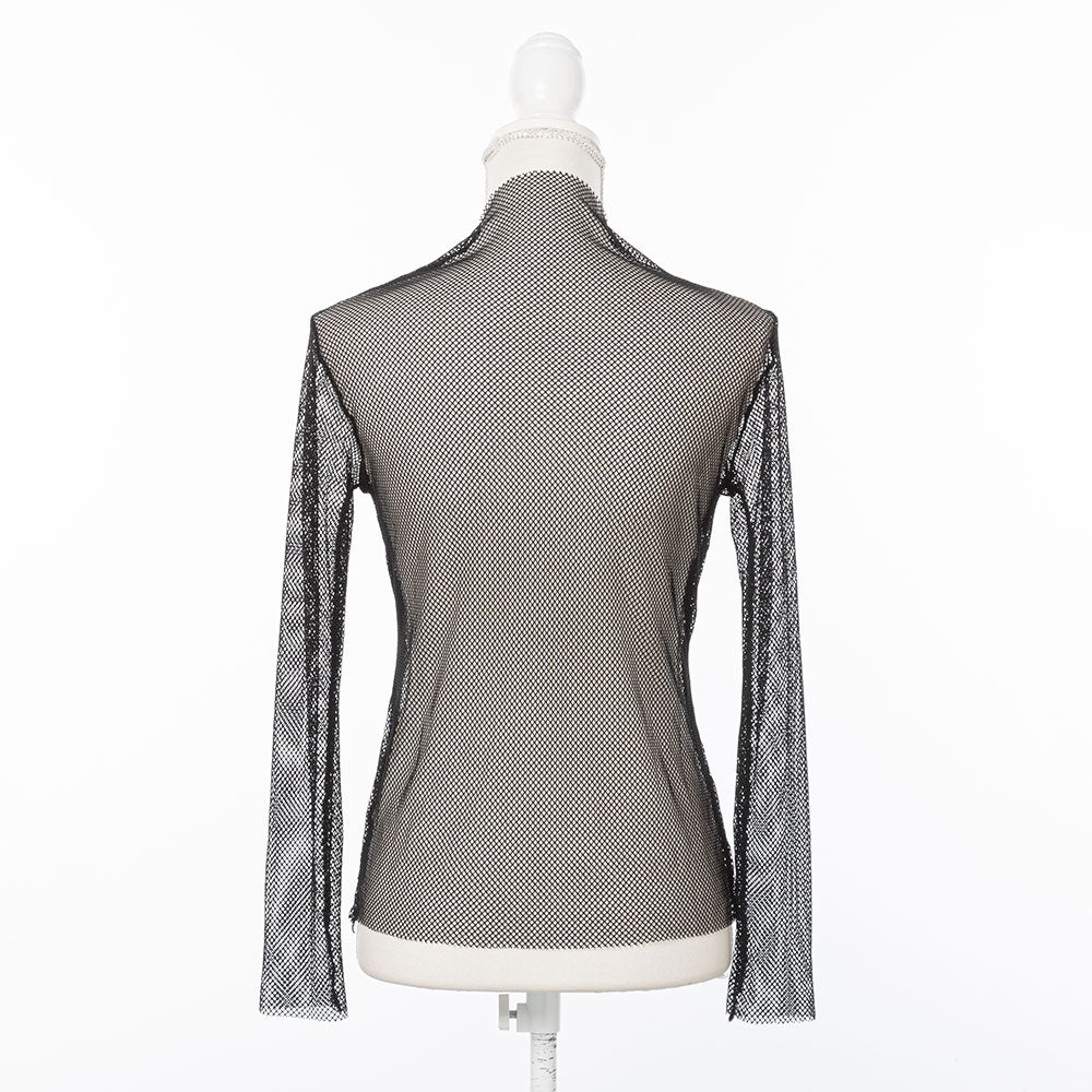 【mseさま専用✨】Drawer バックジップクルーロングスリーブ ワッフルノースリーブフロントファスナードレス/肌見せ/谷間見せ