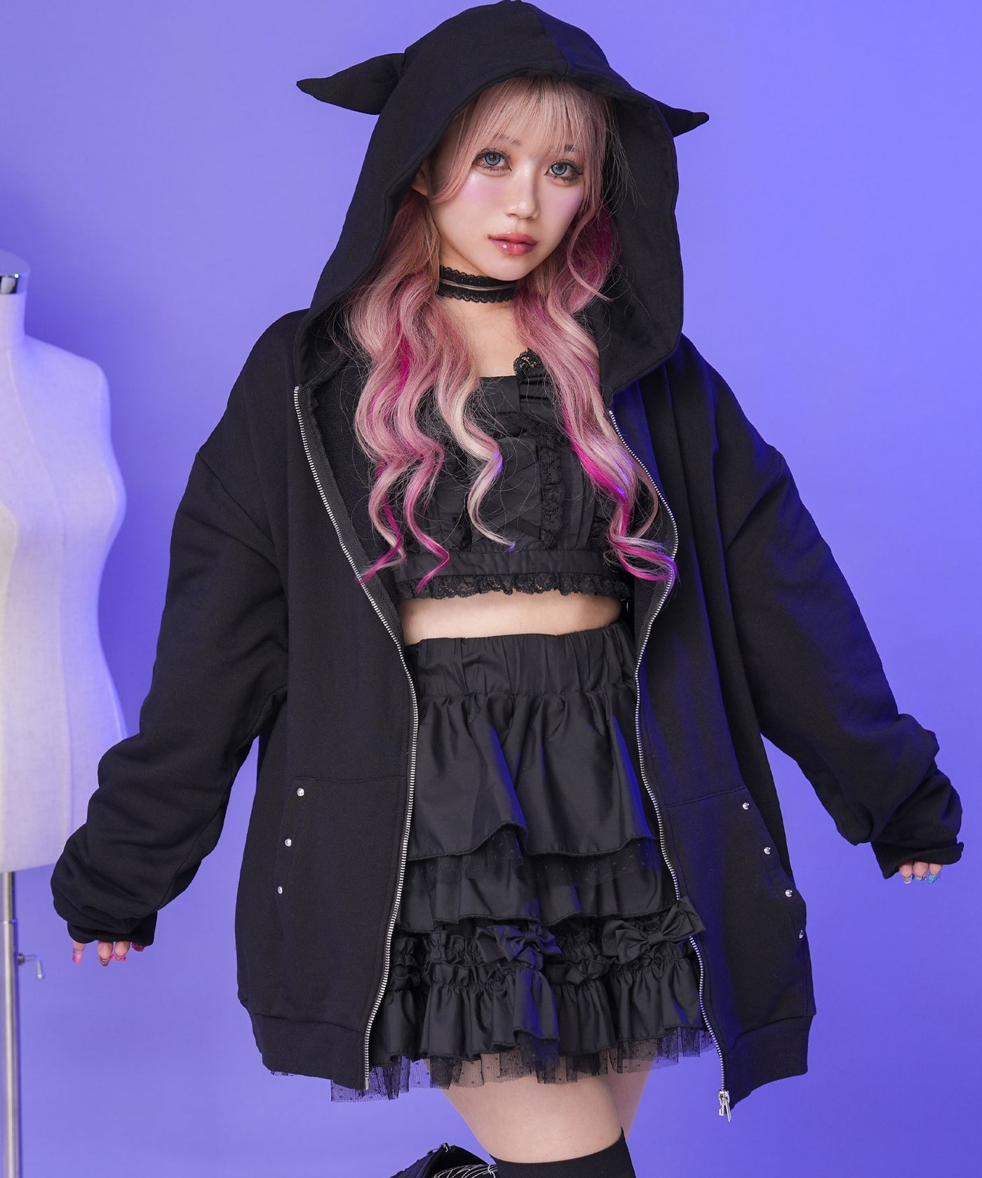 リボンチュールタイプorタックフレアタイプ選べる甘サブジラフレア