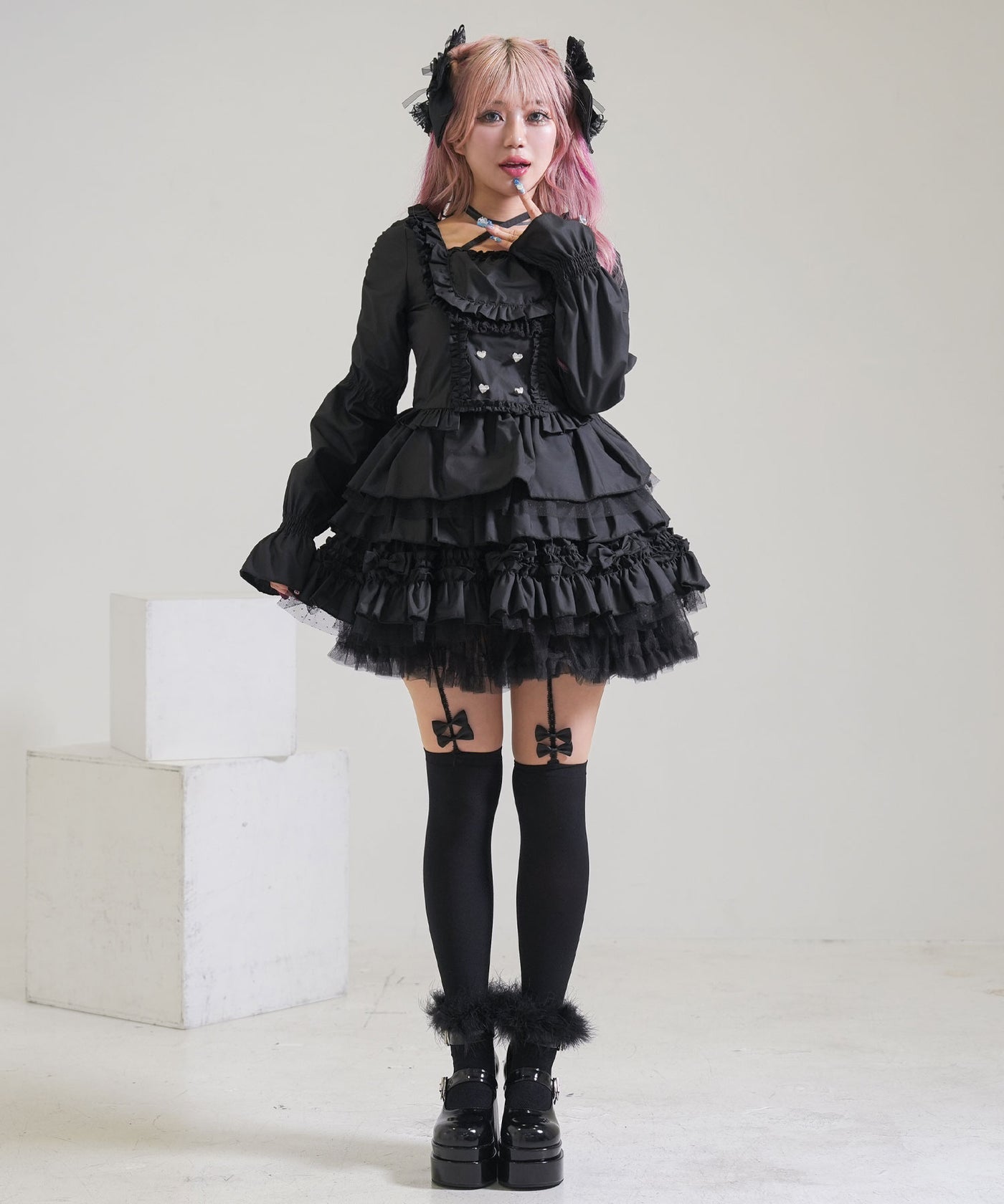 リボンチュールタイプorタックフレアタイプ選べる甘サブジラフレア