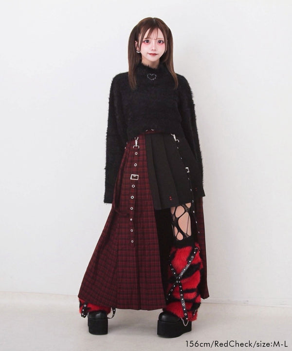 イミテーションプリーツスカート