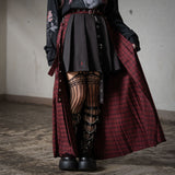 【新春セール】イミテーションプリーツスカート