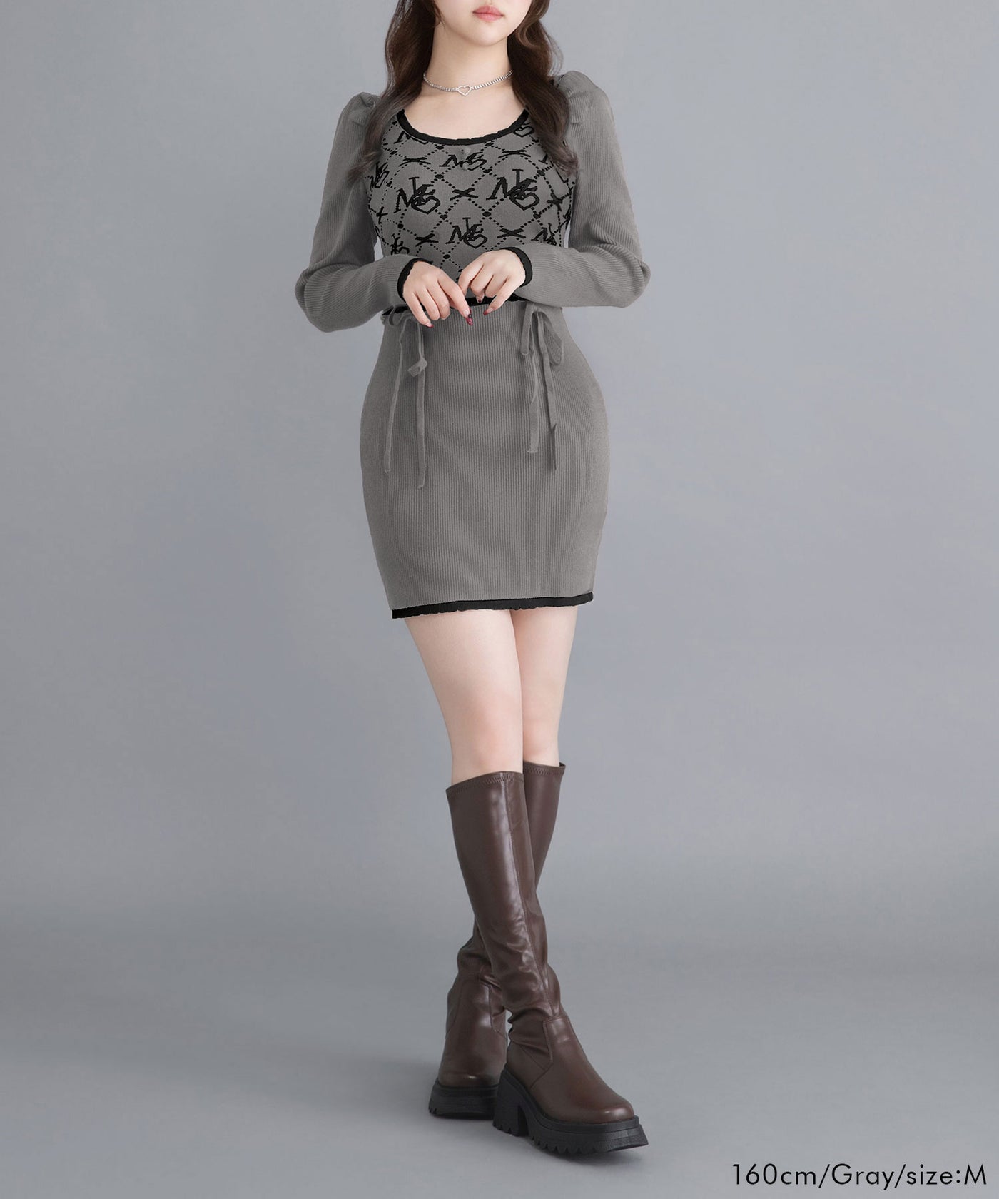 MLモノグラムニットミニワンピ – レディースファッション通販の夢展望