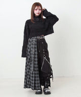 【新春セール】クロップドシャギーニット