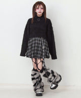 【新春セール】クロップドシャギーニット