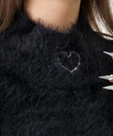 【新春セール】クロップドシャギーニット