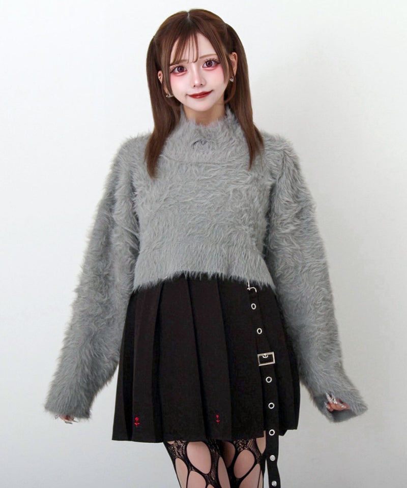クロップドシャギーニット – レディースファッション通販の夢展望【公式】