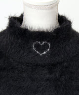 【新春セール】クロップドシャギーニット