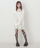 【新春セール】ロゴグランジビッグニット