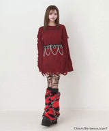 【新春セール】ロゴグランジビッグニット