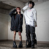 【新春セール】ロゴグランジビッグニット