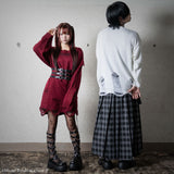 【新春セール】ロゴグランジビッグニット