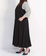 【3L~6L】ショート丈バックベルトベスト【大きいサイズ】　　