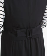 【3L~6L】ショート丈バックベルトベスト【大きいサイズ】　　