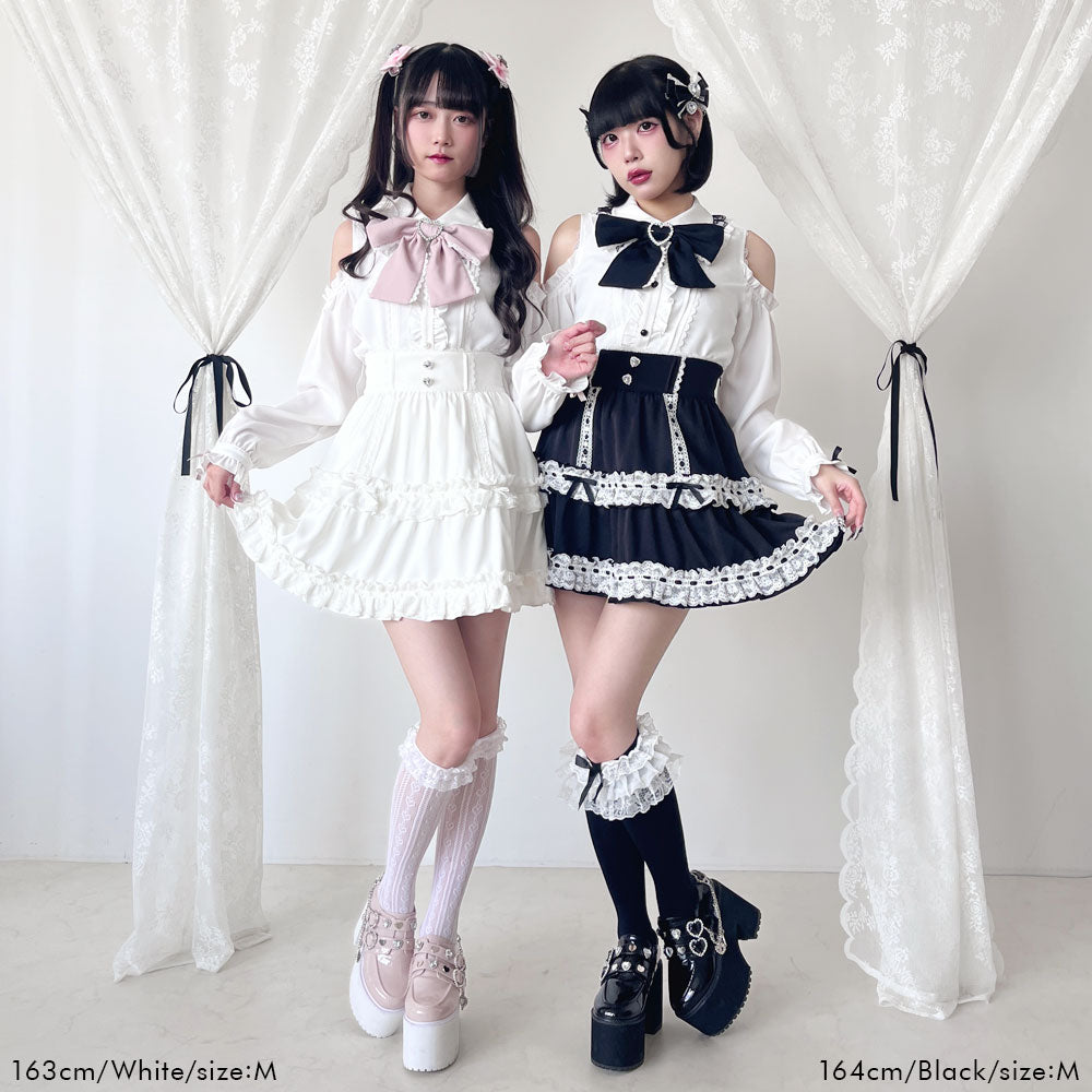 ☆美品☆裸衣夢　ホワイト綿総レース ティアードスカート　ホワイト ハシゴレースティアードスカート – レディースファッション通販