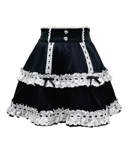 ハシゴレースティアードスカート