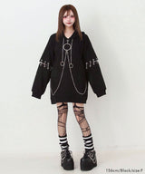 【まとめ買い対象】ビッグリングチェーンパーカー