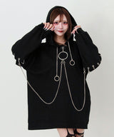 【まとめ買い対象】ビッグリングチェーンパーカー