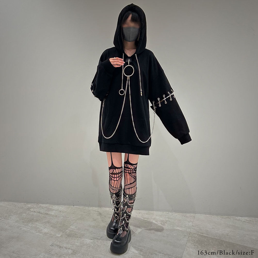 ビッグリングチェーンパーカー – レディースファッション通販の夢展望