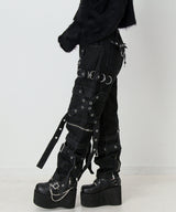 2WAYボンデージデニムパンツ