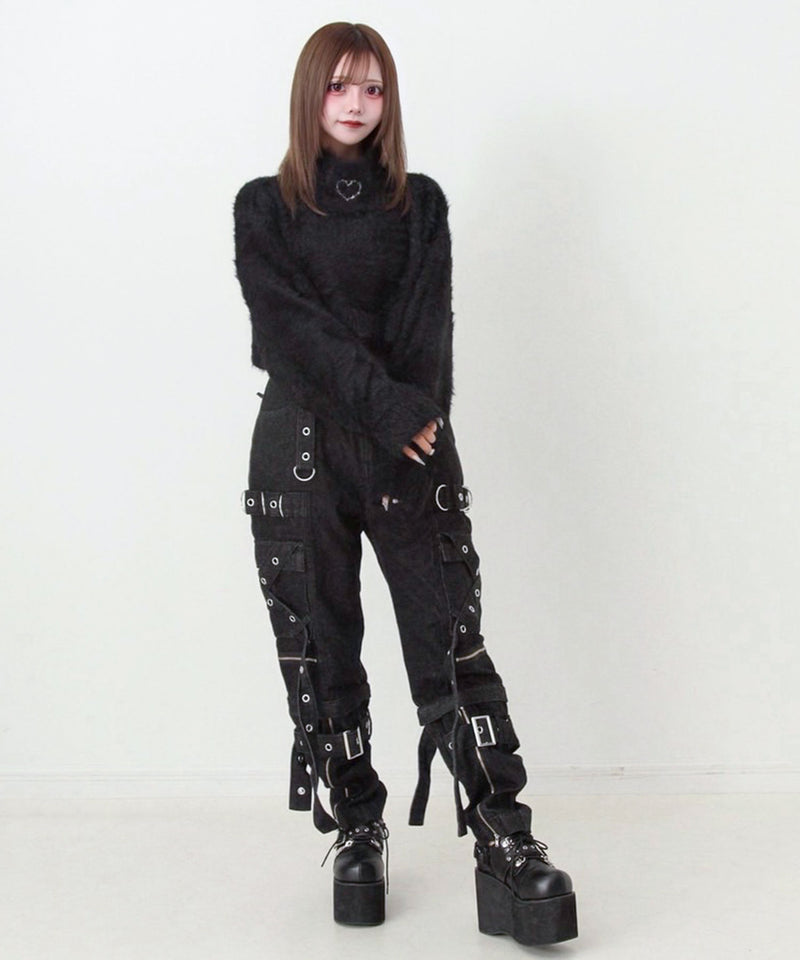 2WAYボンデージデニムパンツ