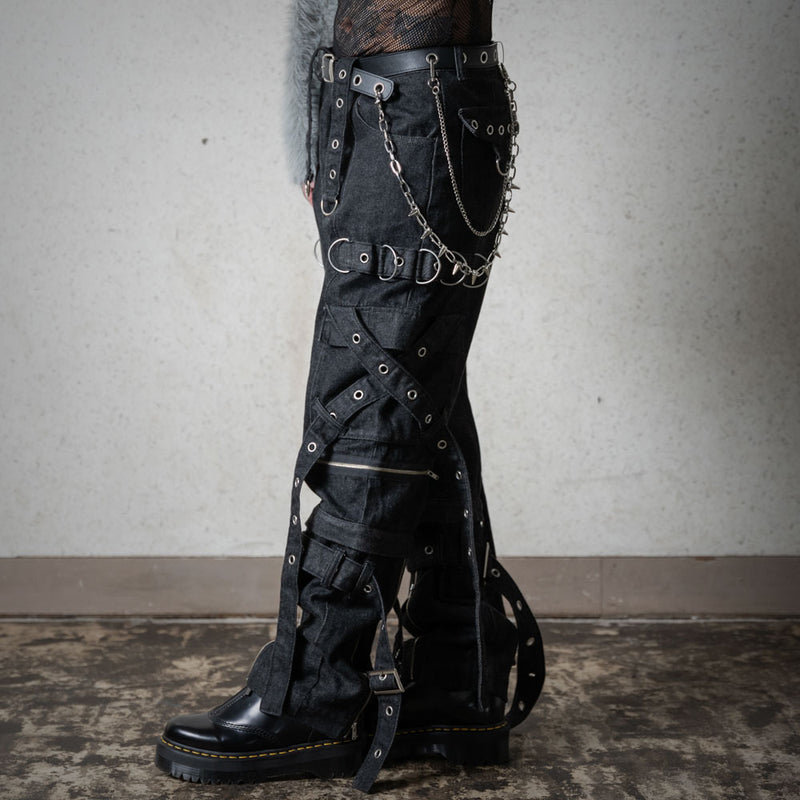 2WAYボンデージデニムパンツ