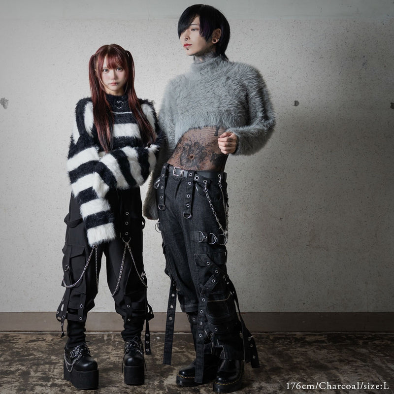 2WAYボンデージデニムパンツ