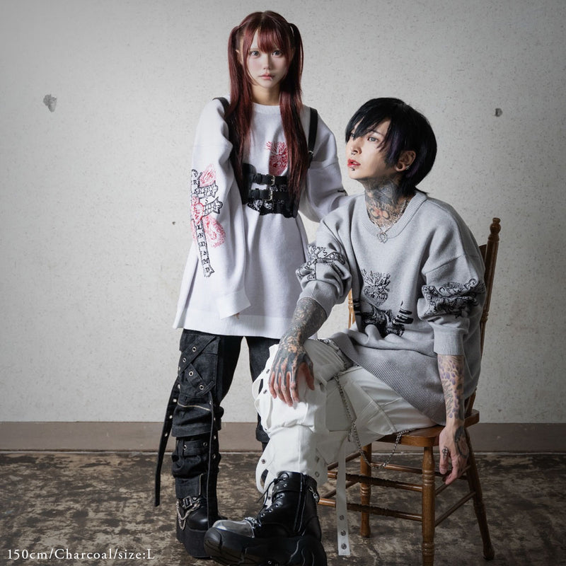 2WAYボンデージデニムパンツ