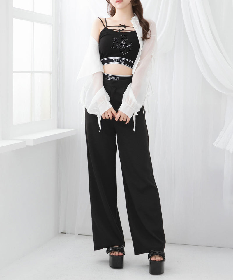 2wayウエストワイドパンツ