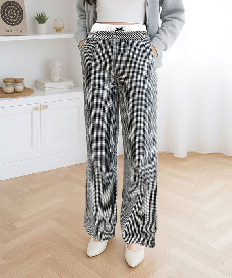 2wayウエストワイドパンツ