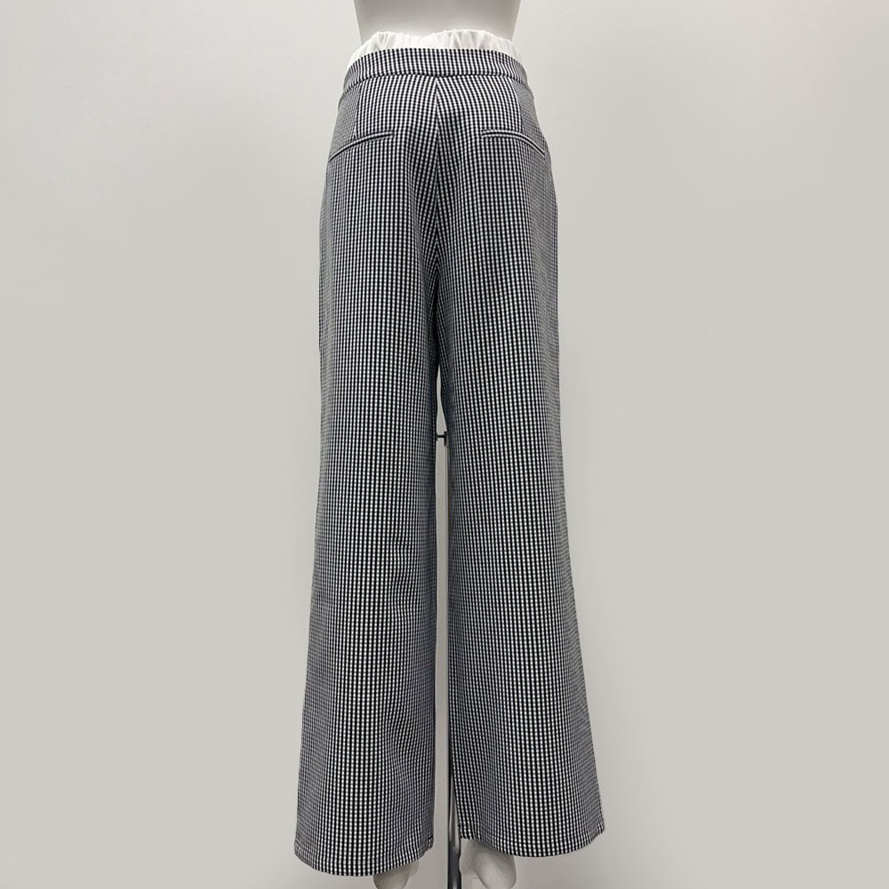 ⭐︎Mie H⭐︎ 美品✨北欧暮らしの道具店　ウエストゴムのウールパンツ　M きちんとしながら、リラックス」ウエストゴムのウールパンツ