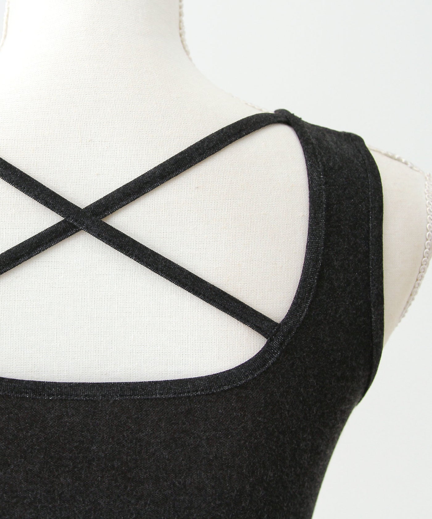 まとめ買い対象】【メール便】バッククロスグリッタータンクトップ