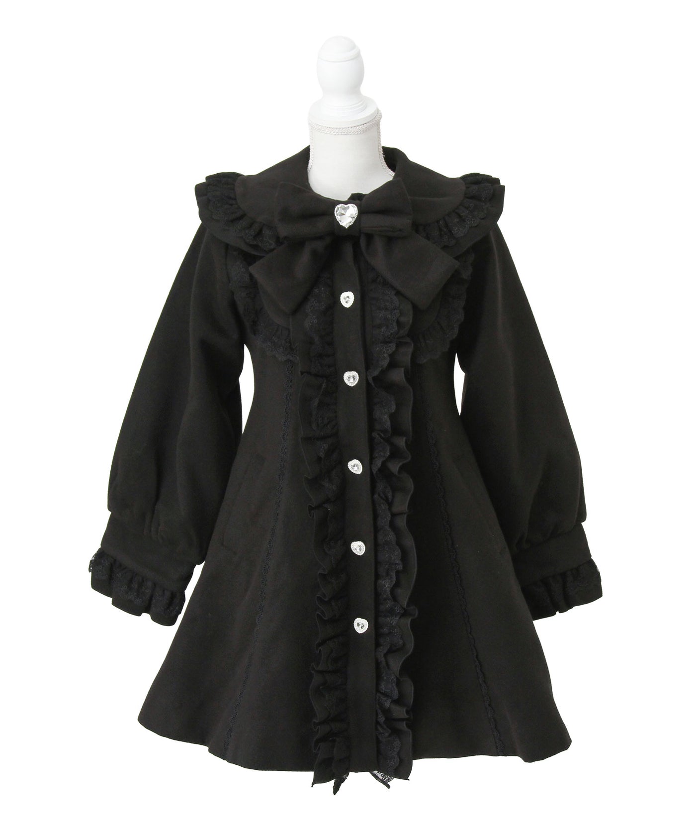 ミルフィーユクローゼット　フリルリボンコート ミルフィーユクローゼットフリルリボンコート