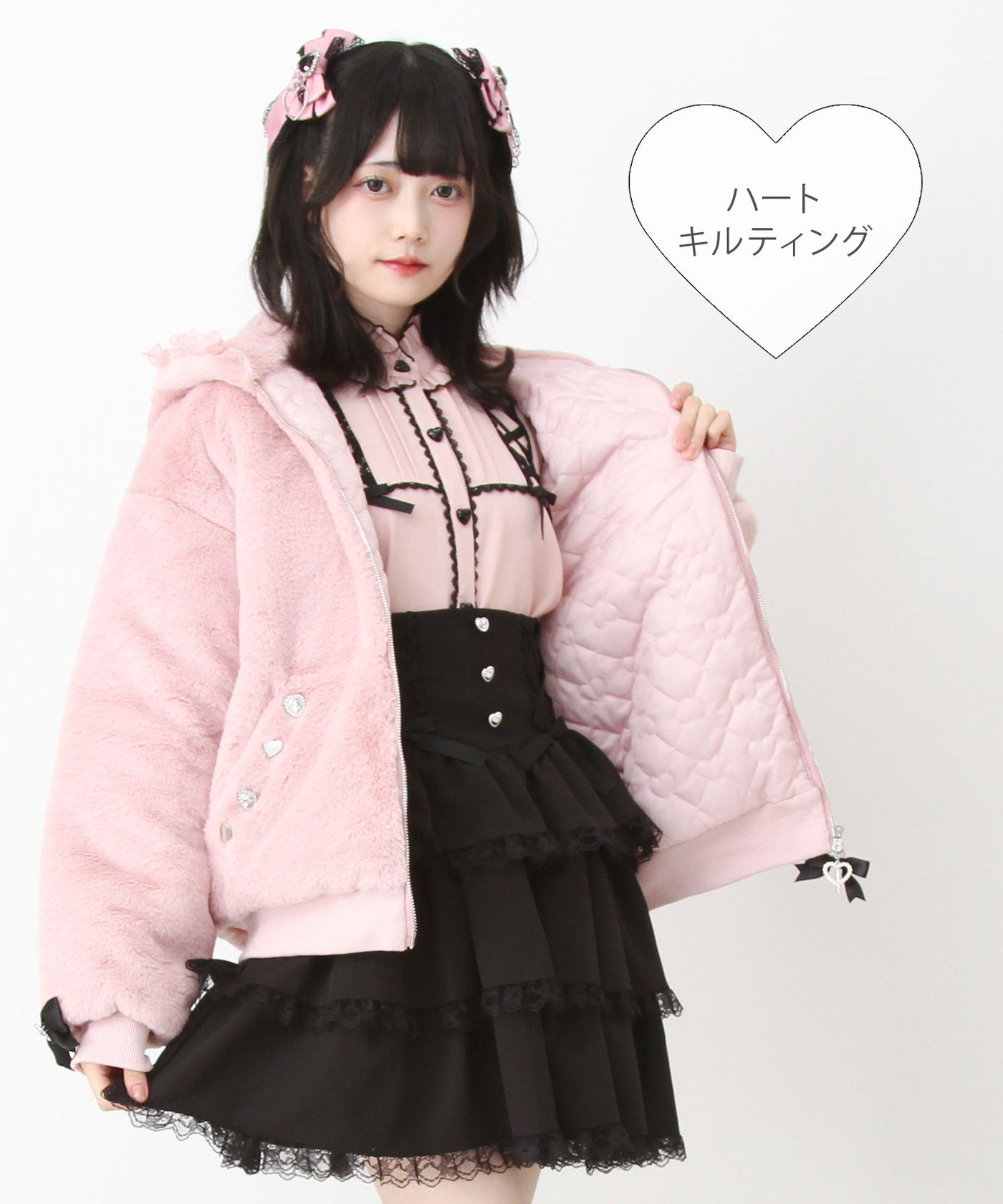 レースフードファーブルゾン – レディースファッション通販の夢