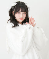 選べるフードデザインフレアファーコート