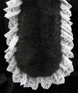 選べるフードデザインフレアファーコート