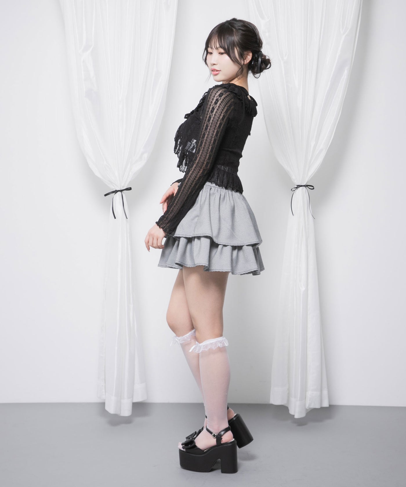 GLOWNY レースミニスカート 4段レースミニスカート – WEGO ONLINE STORE