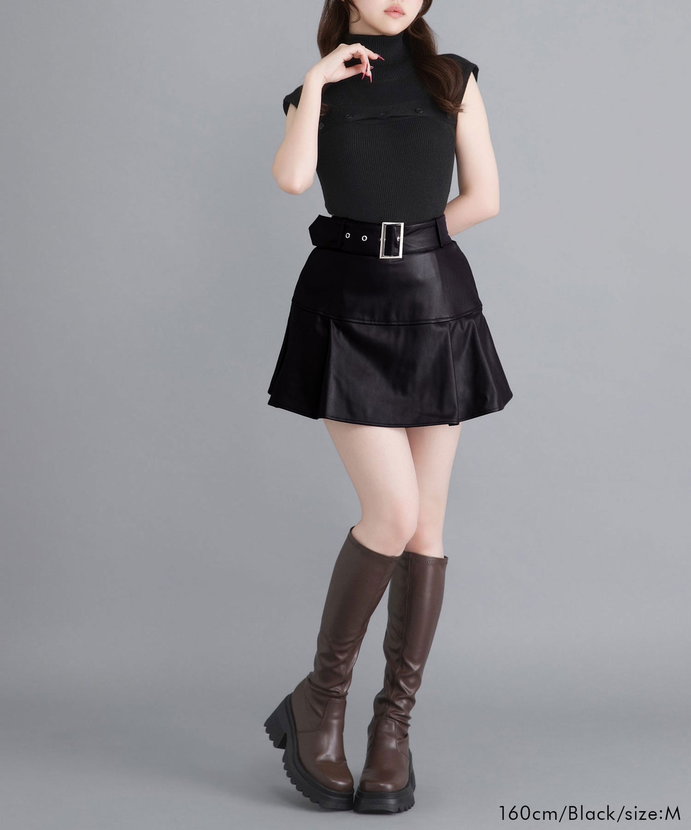 今季完売HARE★トロミプリーツスカパン トロミパートプリーツスカパン(HARE)（その他パンツ）｜HARE
