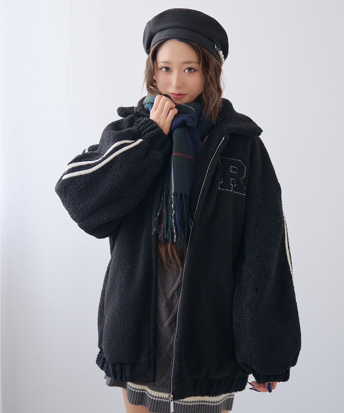 新春セール】オーバーサイズボアブルゾン – レディースファッション