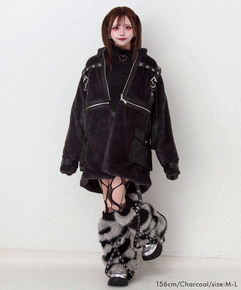 2WAYボンデージファーコート – レディースファッション通販の夢展望