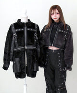 【新春セール】2WAYボンデージファーコート