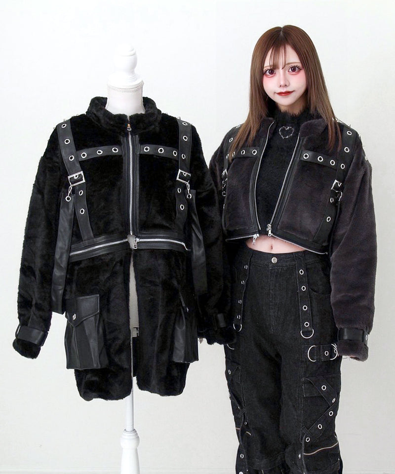 2WAYボンデージファーコート – レディースファッション通販の夢展望