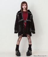 【新春セール】2WAYボンデージファーコート