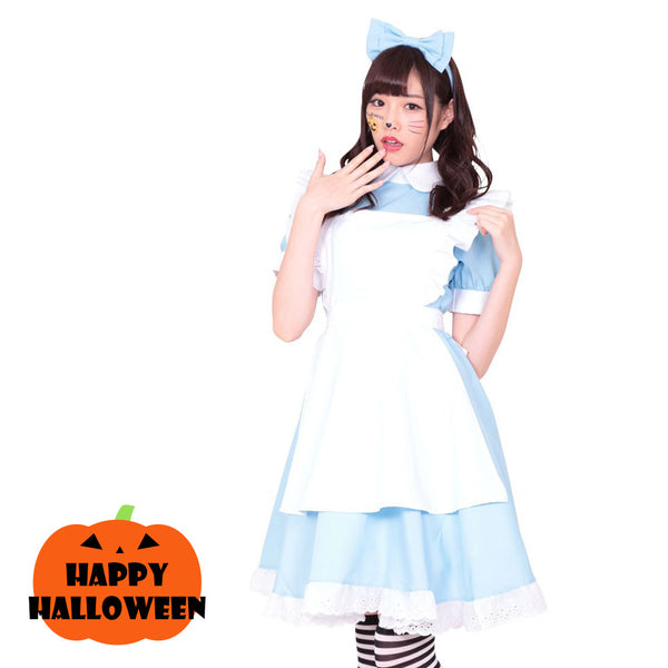 リボンメイドドレス【ハロウィン コスプレ】