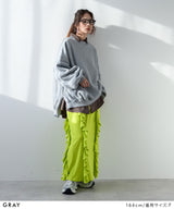 オーバーサイズスウェットプルオーバー